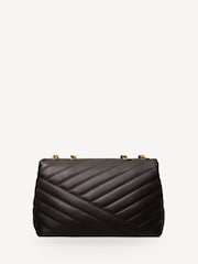 Tory Burch Black Small Kira Chevron Convertible Shoulder Bag - Image 5 of 8