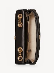 Tory Burch Black Small Kira Chevron Convertible Shoulder Bag - Image 7 of 8
