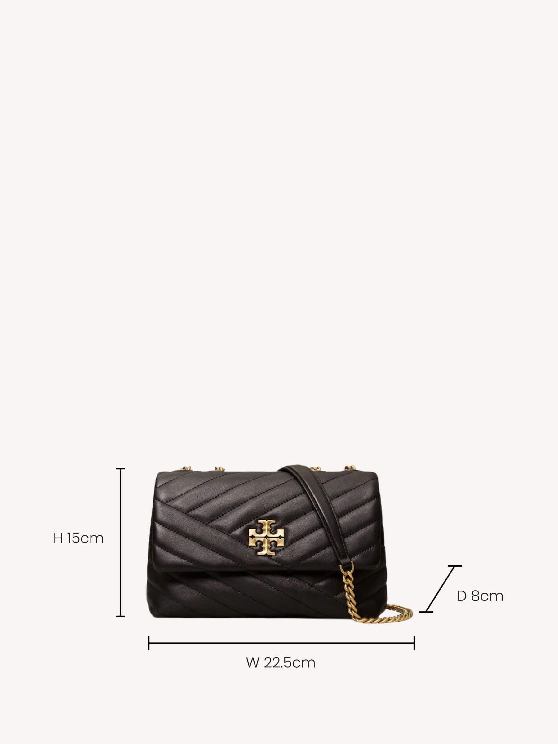 【新品】TORYBURCH KIRA CHEVRON 黒 Tory Burch Kira Chevron Convertible Shoulder Bag | Black | FARFETCH RO