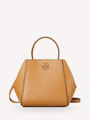 Tory Burch Brown McGraw Small Bucket Bag - Image 1 of 8