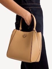 Tory Burch Brown McGraw Small Bucket Bag - Image 3 of 8