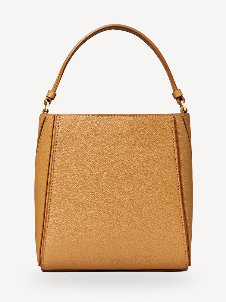 Tory Burch Brown McGraw Small Bucket Bag - Image 8 of 8