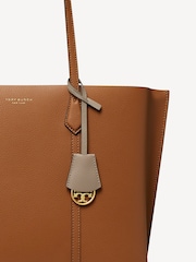Tory Burch Brown Perry Triple-Compartment Tote - Image 6 of 6