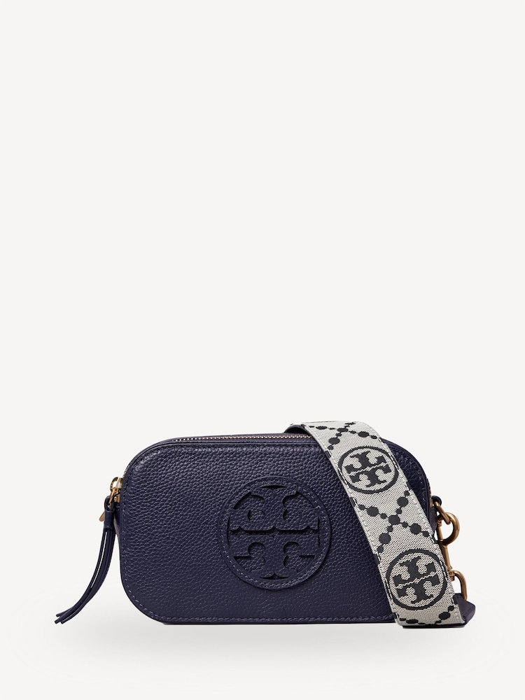 Tory Burch Blue Miller Mini Cross-Body Bag - Image 1 of 6
