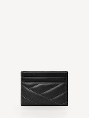 Tory Burch Black Kira Chevron Card Case - Image 2 of 3