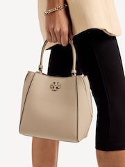 Tory Burch Natural McGraw Small Bucket Bag - Image 3 of 8