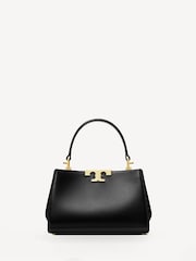 Tory Burch Black Eleanor Mini Satchel Bag - Image 1 of 8
