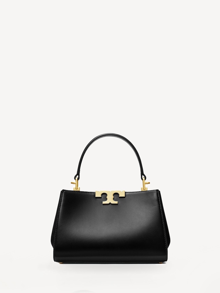 Tory Burch Black Eleanor Mini Satchel Bag - Image 1 of 8