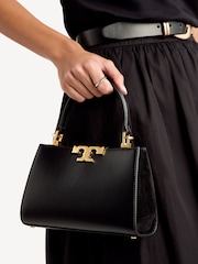Tory Burch Black Eleanor Mini Satchel Bag - Image 3 of 8