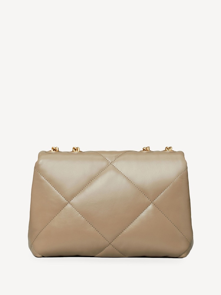 Tory Burch Natural Small Kira Diamond Quilt Convertible Shoulder Bag - Image 2 of 6
