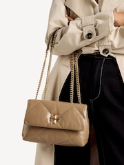 Tory Burch Natural Small Kira Diamond Quilt Convertible Shoulder Bag - Image 6 of 6