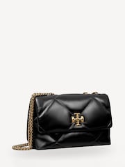 Tory Burch Black Small Kira Diamond Quilt Convertible Shoulder Bag - Image 3 of 5