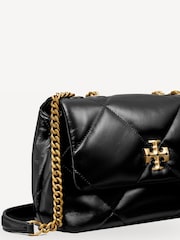 Tory Burch Black Small Kira Diamond Quilt Convertible Shoulder Bag - Image 5 of 5