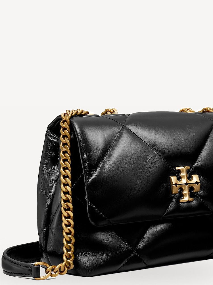 Tory Burch Black Small Kira Diamond Quilt Convertible Shoulder Bag - Image 5 of 5