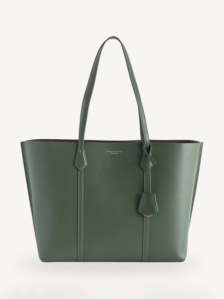 Tory Burch Green Perry Triple-Compartment Tote - Image 1 of 9