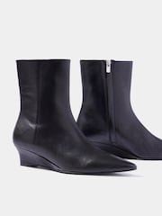 Mint Velvet Black Kailey Ankle Boots - Image 2 of 4