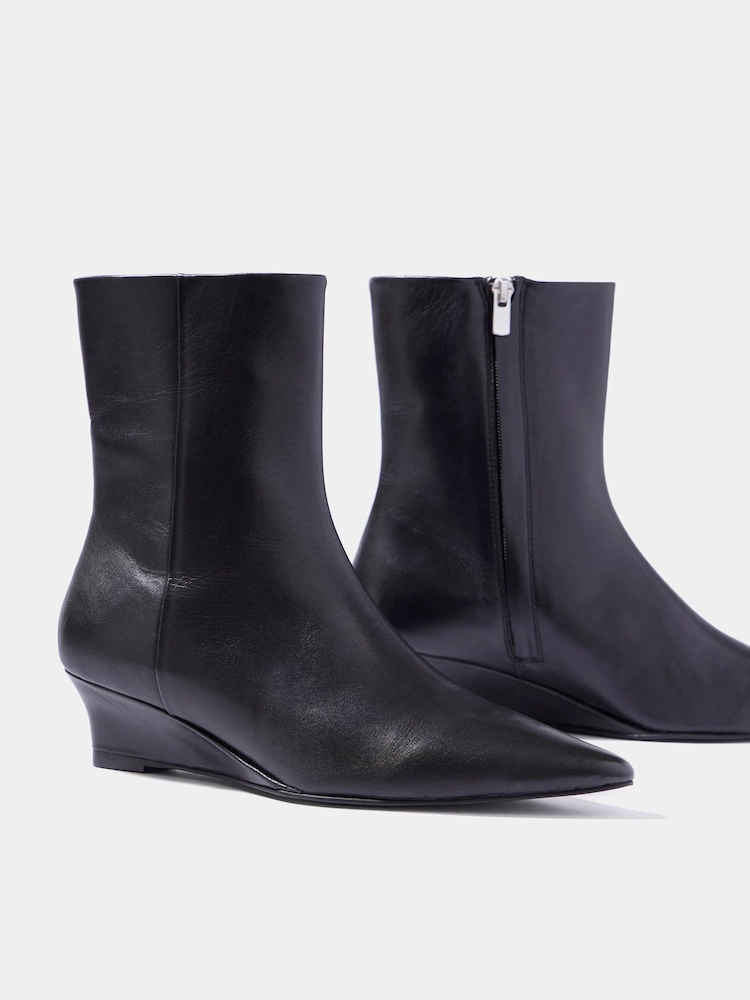 Mint Velvet Black Kailey Ankle Boots - Image 2 of 4
