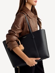 Tory Burch Black Perry Triple-Compartment Tote - Image 3 of 7