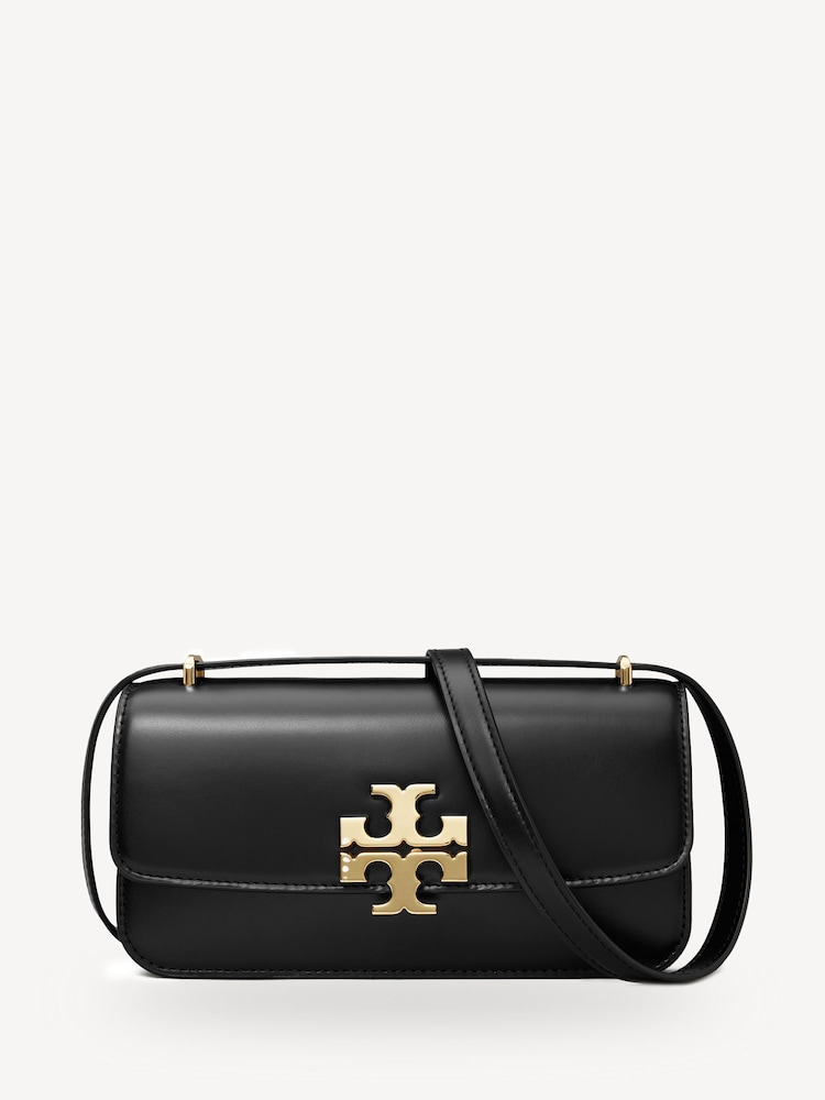 Tory Burch Black Eleanor Small Convertible Shoulder Bag - Image 1 of 6
