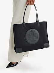 Tory Burch Black Ella Tote - Image 3 of 8