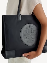 Tory Burch Black Ella Tote - Image 4 of 8