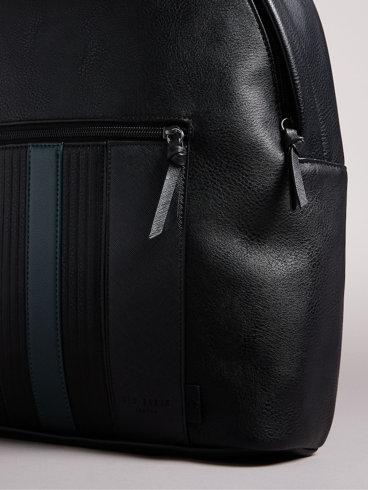 Sac à dos Ted Baker Esentle en PU rayé - Image 3 of 6