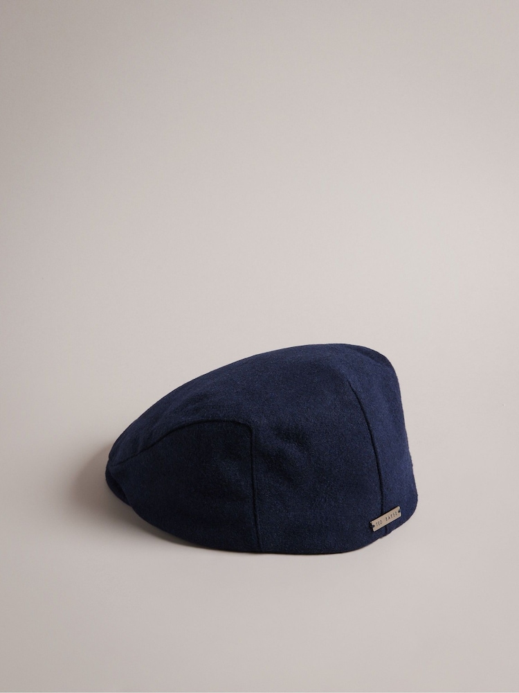 Ted Baker Blue Alfreds Flat Cap - Image 1 of 4