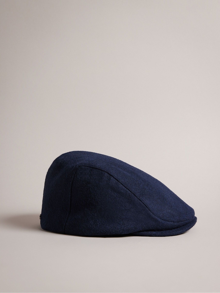 Ted Baker Blue Alfreds Flat Cap - Image 2 of 4