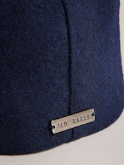 Ted Baker Blue Alfreds Flat Cap - Image 3 of 4