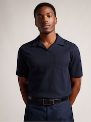 Ted Baker Black Wizerd Double Keeper Leather Belt - Image 5 of 5