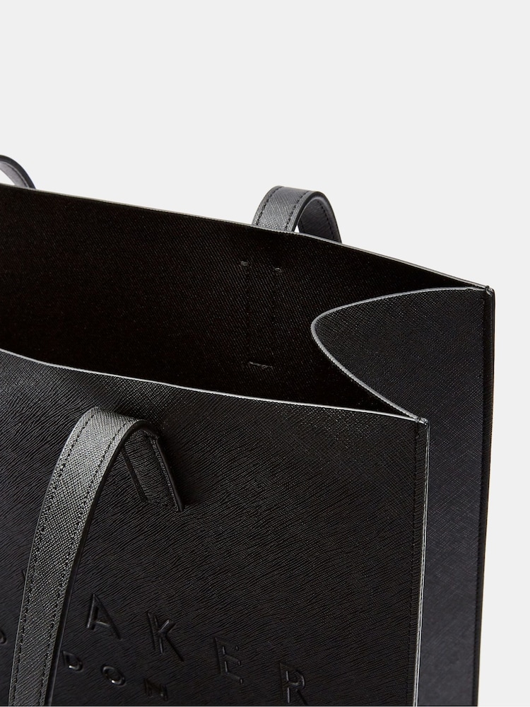 Ted Baker Black Soocon Crosshatch Large Icon Bag - Image 14 of 14 Ted Baker Black Soocon Crosshatch Large Icon Bag - Image 14 of 14