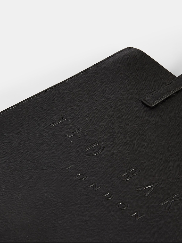 Ted Baker Black Soocon Crosshatch Large Icon Bag - Image 5 of 8