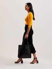 حقيبة Croccon كبيرة رائعة بتصميم جلد التمساح من Ted Baker - Image 2 of 8