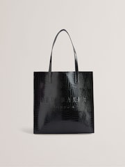 حقيبة Croccon كبيرة رائعة بتصميم جلد التمساح من Ted Baker - Image 4 of 8