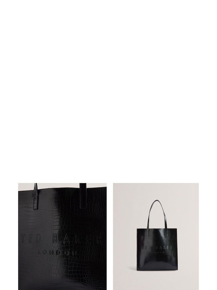 حقيبة Croccon كبيرة رائعة بتصميم جلد التمساح من Ted Baker - Image 8 of 8