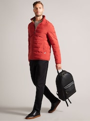 Ted Baker Black 100% Cotton Kaileb Pu Webbing Backpack - Image 2 of 7