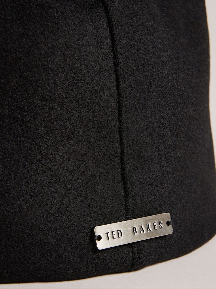 Ted Baker Black Alfreds Flat Cap - Image 2 of 3