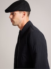 Ted Baker Black Alfreds Flat Cap - Image 3 of 3