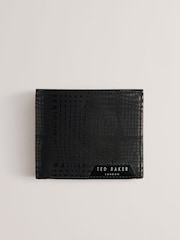 Ted Baker Black Etan Etched Leather Wallet and Cardholder Set - Image 3 of 5
