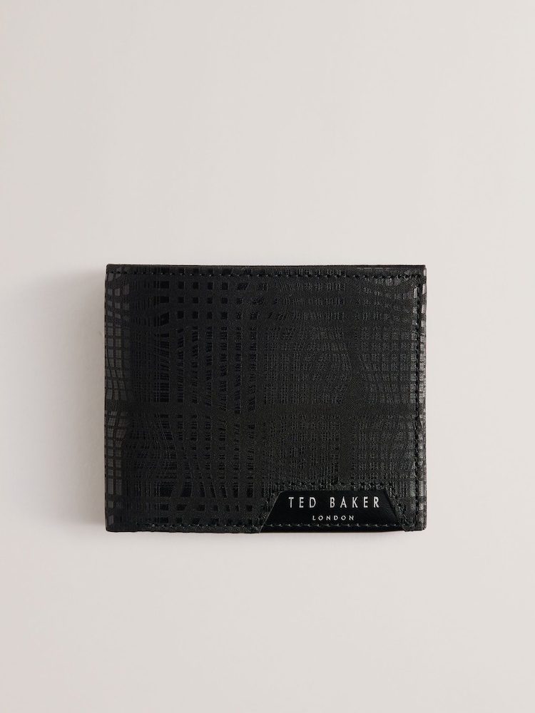 Ted Baker Black Etan Etched Leather Wallet and Cardholder Set - Image 3 of 5