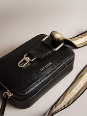 Ted Baker Black Mini Stunna Webbing Cross-Body Bag - Image 2 of 6
