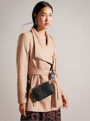 Ted Baker Black Mini Stunna Webbing Cross-Body Bag - Image 6 of 6