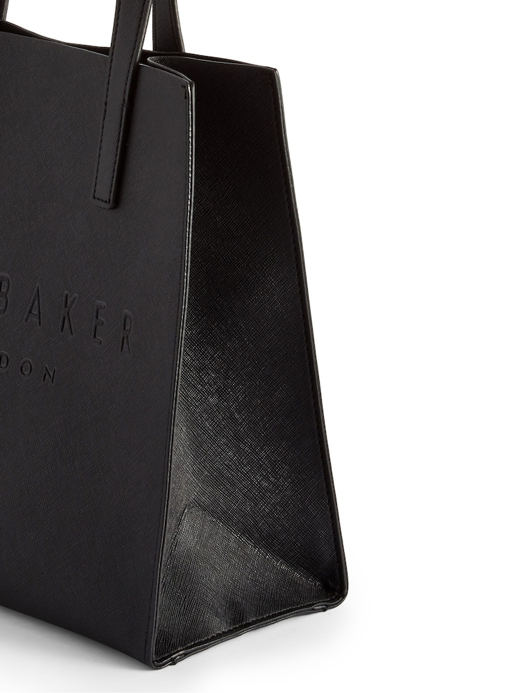 Ted Baker Black Nicon Knot Bow Large Icon Bag - Image 7 of 7 Ted Baker Black Nicon Knot Bow Large Icon Bag - Image 7 of 7