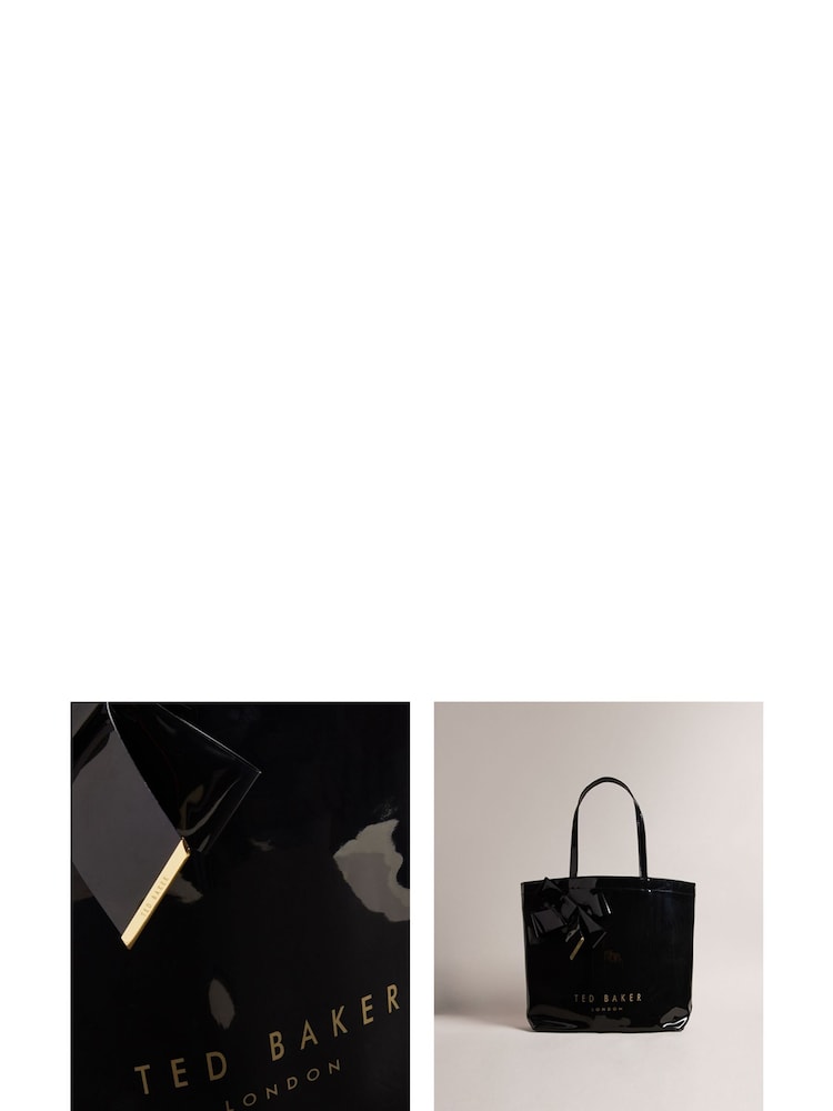 أسود - حقيبة مميزة كبيرة فيونكة عقدة Nicon من Ted Baker - صورة 9 من 9