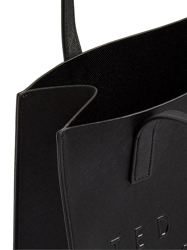 Ted Baker Black Nikicon Knot Bow Small Icon Bag - Image 3 of 7