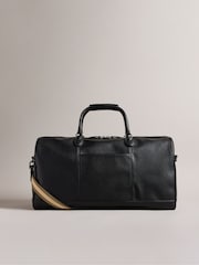 Ted Baker Black 100% Cotton Kalvin Pu Webbing Holdall - Image 3 of 7