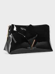 Ted Baker Black Nicco Knot Bow Washbag - Image 1 of 4