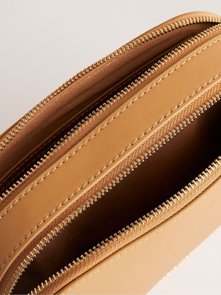 Ted Baker Nude Darcelo Branded Webbing Leather Camera Bag - Image 4 of 6