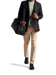 Ted Baker Black Evyday Striped Pu Holdall - Image 4 of 9