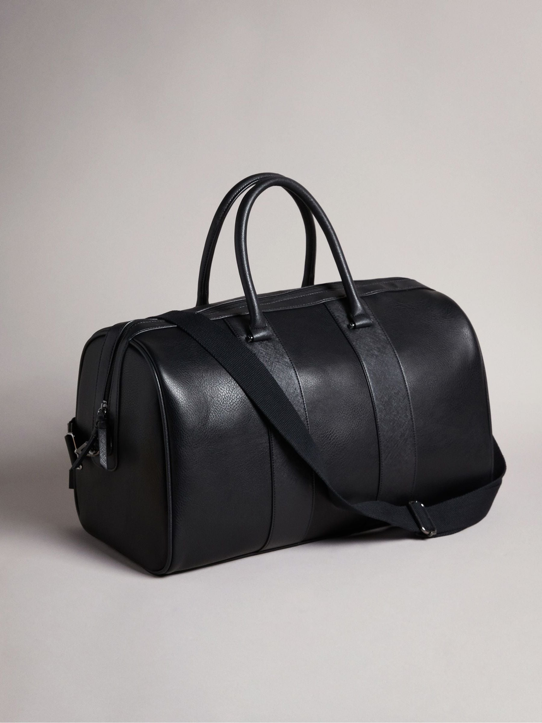 Buy Ted Baker Black Evyday Striped Pu Holdall from Next Ireland